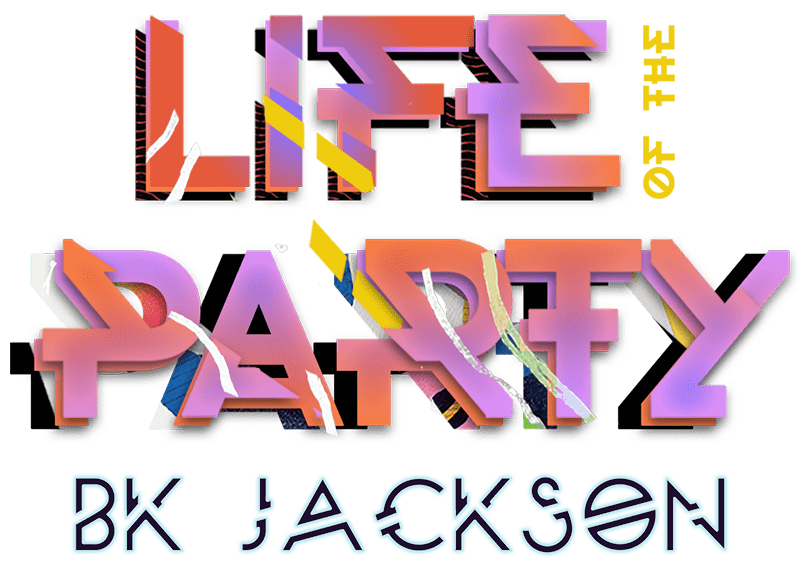 A life party logo with the name of the event.